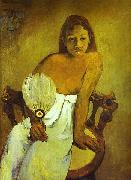 Paul Gauguin Donna col ventaglio Germany oil painting artist